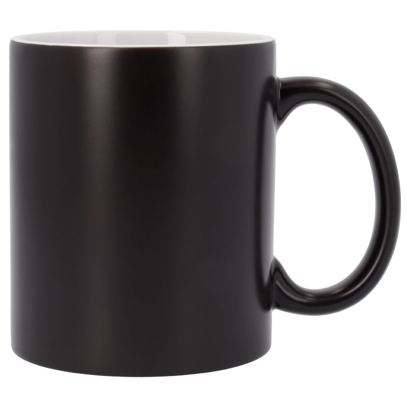 Taza mágica de color negro