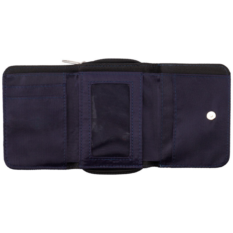 Cartera monedero vaquero con cremallera