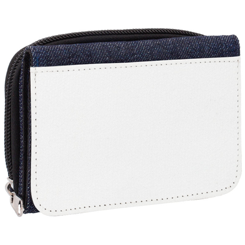 Cartera monedero vaquero con cremallera