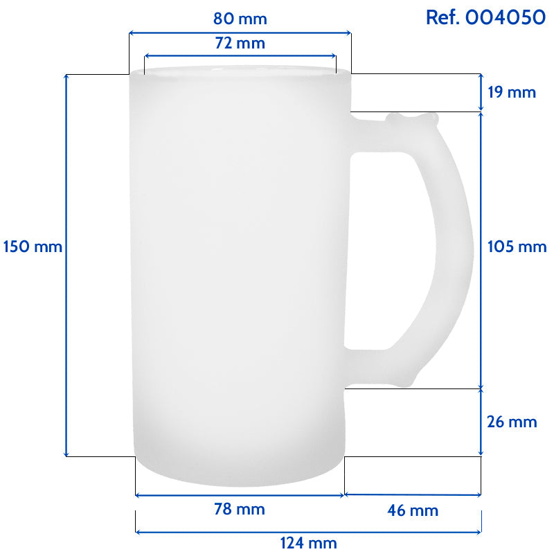 Jarra de cerveza 500 ml.