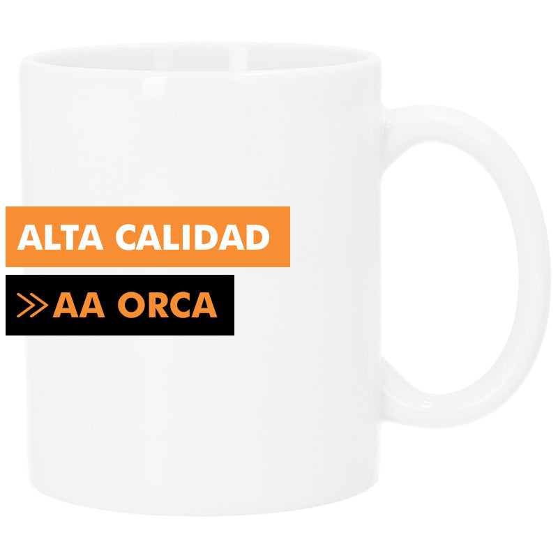 Taza personalizable color blanco