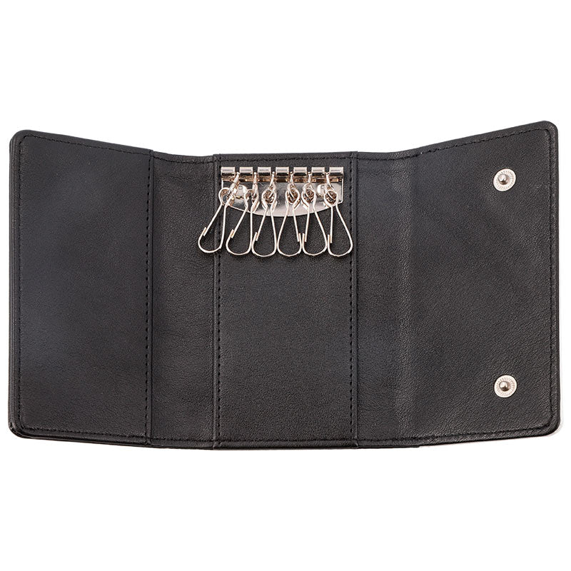 Cartera llavero polipiel negra sublimable