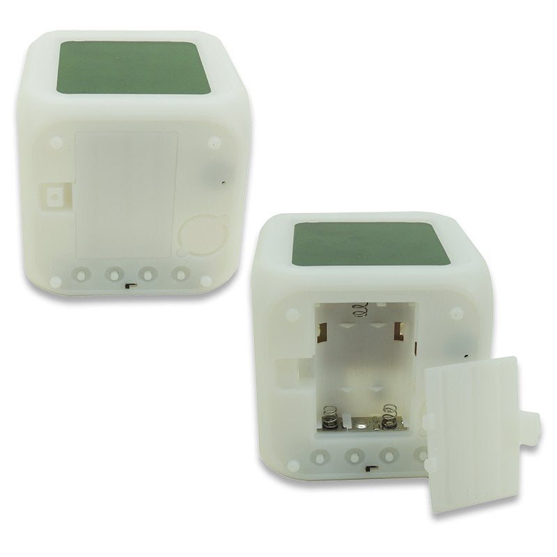 Reloj despertador luz led