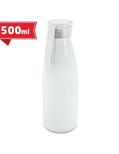 Botella de aluminio con tapa de silicona