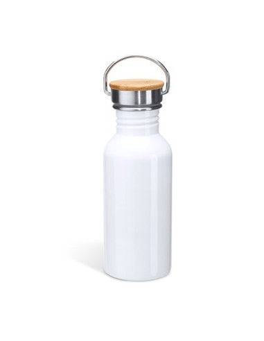 Botella acero y bambu 620ml