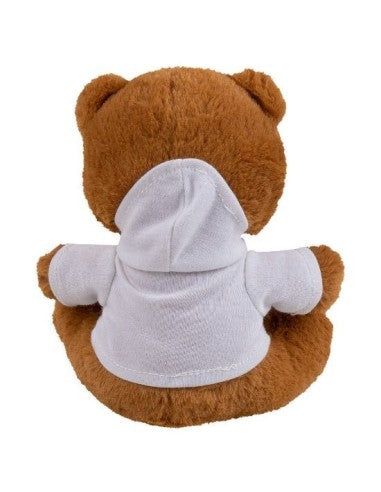 Oso sudadera blanca